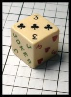 Dice : Dice - Poker Dice - Unknown Number 3 all Suits - Ebay Apr 2014